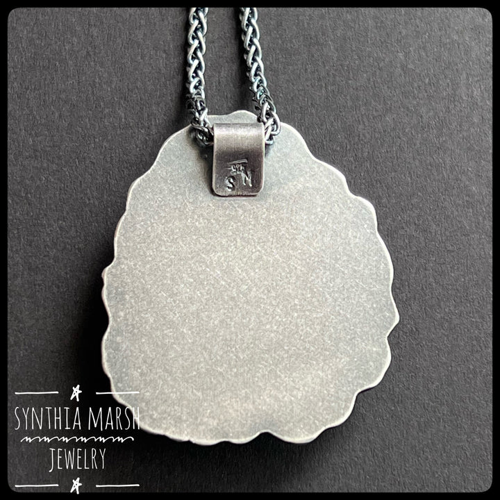 Lake Superior Agate Pendant Sterling Silver
