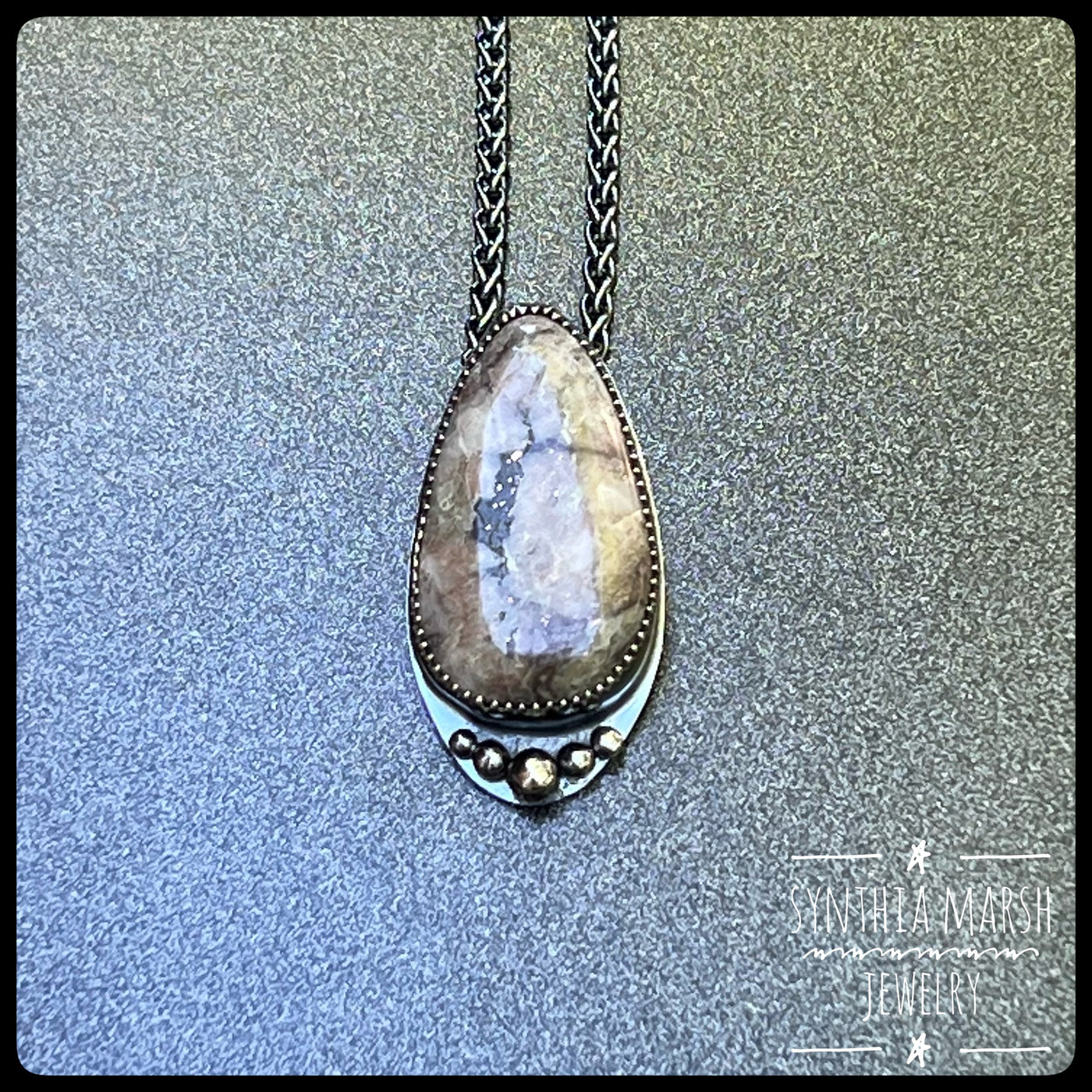 Michigan Native Copper Pendant Necklace ~ Sterling Silver ~ Made in Michigan