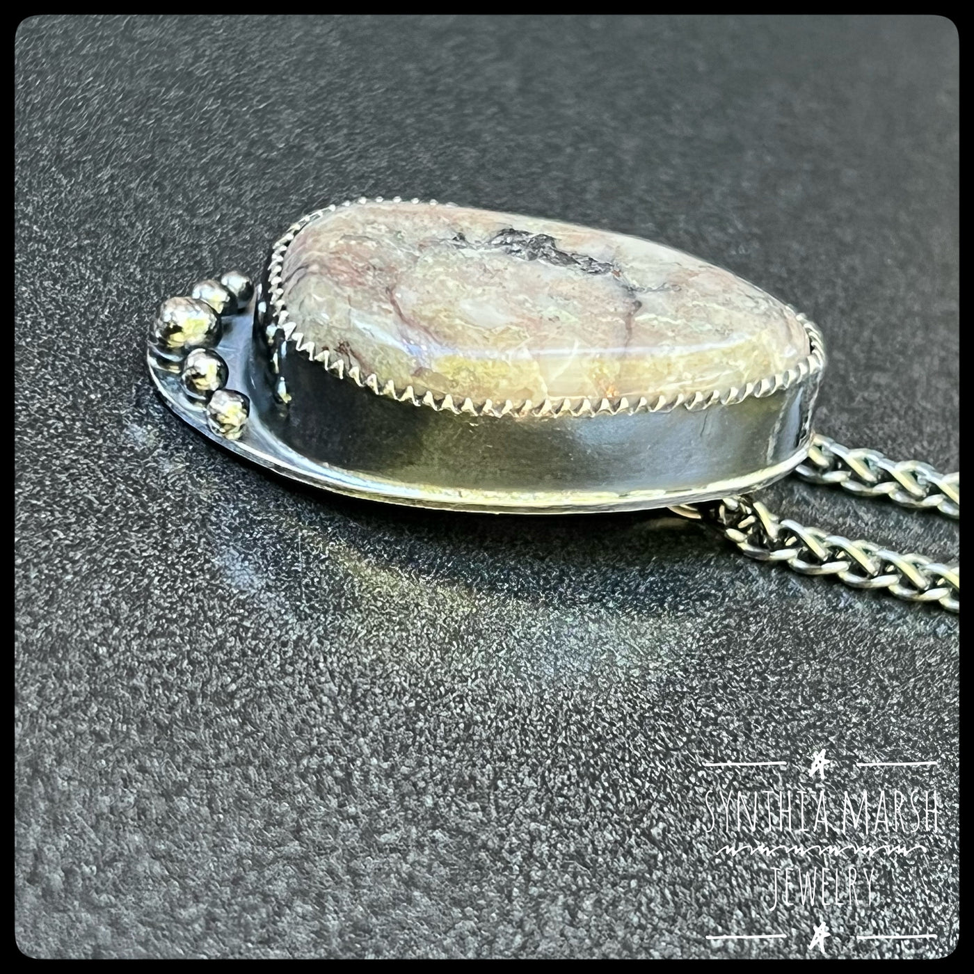 Michigan Native Copper Pendant Necklace ~ Sterling Silver ~ Made in Michigan