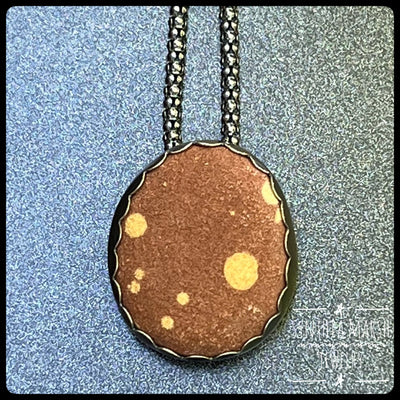 UP Jacobsville Sandstone Sterling Pendant Necklace ~ Made in the Keweenaw Peninsula
