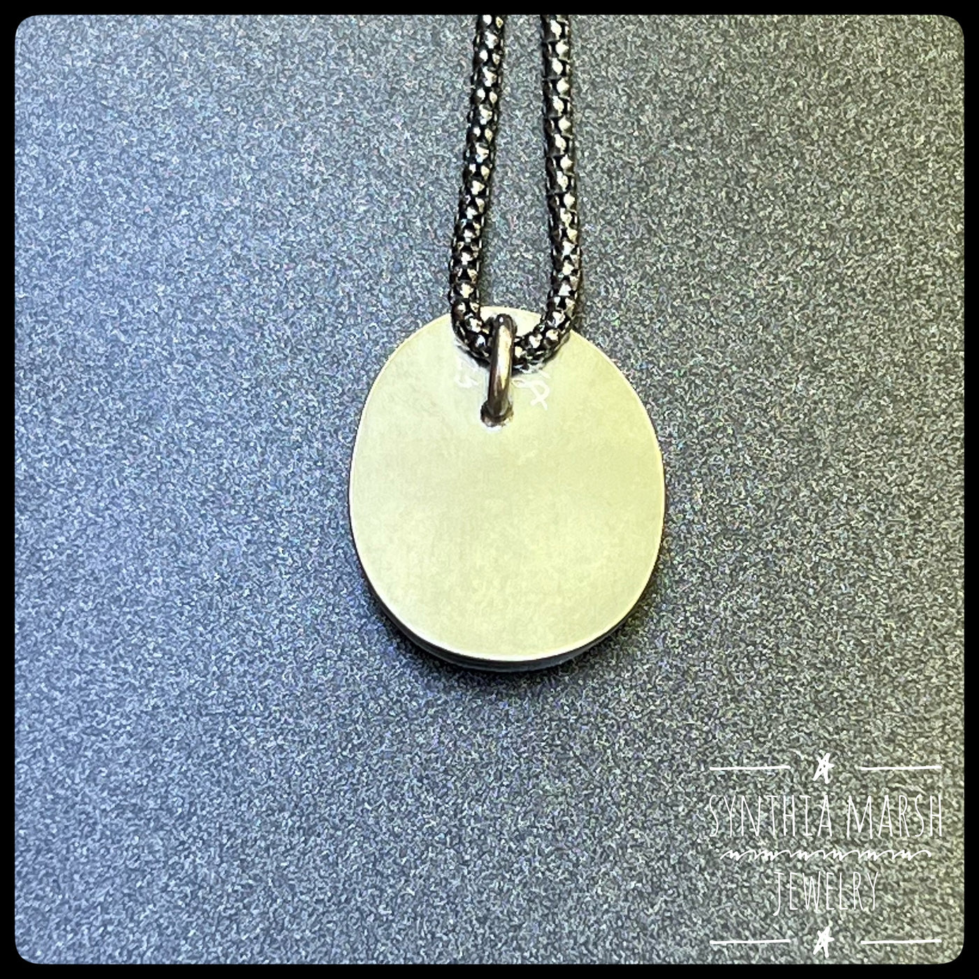 UP Jacobsville Sandstone Sterling Pendant Necklace ~ Made in the Keweenaw Peninsula